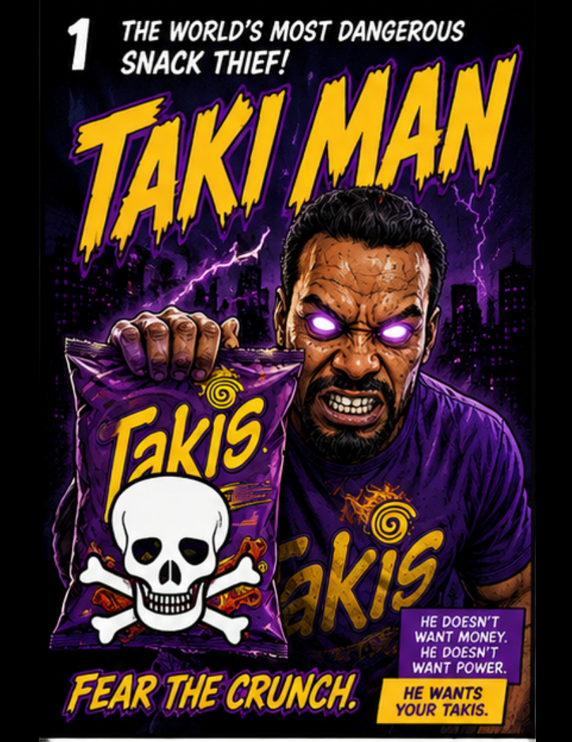 Taki Man Comic Book